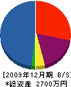 佐々木塗装 貸借対照表 2009年12月期