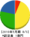 萩原工業所 貸借対照表 2010年5月期