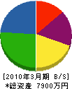 松坂建設 貸借対照表 2010年3月期 松坂建設 貸借対照表 2010年3月期