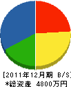 竹内電機 貸借対照表 2011年12月期