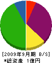田村商事 貸借対照表 2009年9月期