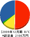 林田建設 貸借対照表 2009年12月期