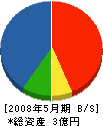 金沢工務店 貸借対照表 2008年5月期