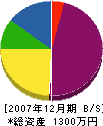 永井設備 貸借対照表 2007年12月期