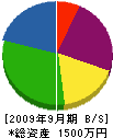 丸朝 貸借対照表 2009年9月期