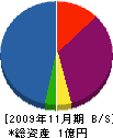 山武造船 貸借対照表 2009年11月期