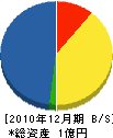 日興電工 貸借対照表 2010年12月期