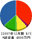 玉洲工業 貸借対照表 2007年12月期
