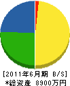 山田技研 貸借対照表 2011年6月期