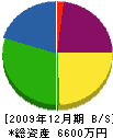 矢野建材工業 貸借対照表 2009年12月期