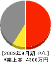 濱砂建設 損益計算書 2009年9月期