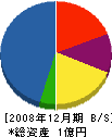 伊藤組 貸借対照表 2008年12月期