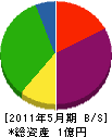 片岡電気工事 貸借対照表 2011年5月期