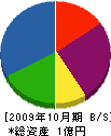 東洋電設 貸借対照表 2009年10月期