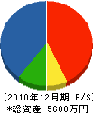 関東光樹園 貸借対照表 2010年12月期