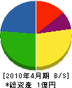 多田電工 貸借対照表 2010年4月期