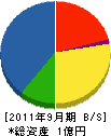丸山電業 貸借対照表 2011年9月期