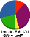 開栄工業 貸借対照表 2008年6月期