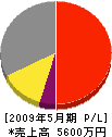 平嶋電気工事 損益計算書 2009年5月期