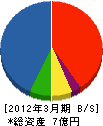 関東エルエンジニアリング 貸借対照表 2012年3月期