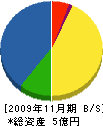 昭和技研 貸借対照表 2009年11月期