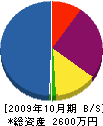 マツオカ 貸借対照表 2009年10月期