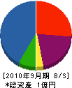 島＊製材所 貸借対照表 2010年9月期