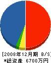 木村電業 貸借対照表 2008年12月期