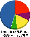 白岩工務店 貸借対照表 2009年12月期