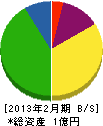 塚田工業 貸借対照表 2013年2月期