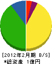 塚田工業 貸借対照表 2012年2月期