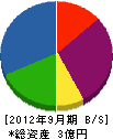 エヌケー製作所 貸借対照表 2012年9月期