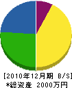 伊藤水道工業所 貸借対照表 2010年12月期