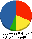 千葉誠 貸借対照表 2008年12月期