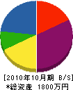池田畳店 貸借対照表 2010年10月期