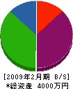 畠山重機工業 貸借対照表 2009年2月期 畠山重機工業 貸借対照表 2009年2月期