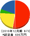 佐藤電工 貸借対照表 2010年12月期
