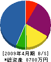 片岡鉄工 貸借対照表 2009年4月期