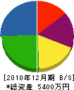 日本消防機材商会 貸借対照表 2010年12月期
