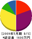 阪本設備工業 貸借対照表 2009年5月期