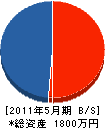 片山電工 貸借対照表 2011年5月期