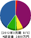 龍樹興産 貸借対照表 2012年3月期