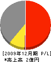 増子工業所 損益計算書 2009年12月期