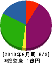 日東産業 貸借対照表 2010年6月期