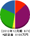 大弘通信システム 貸借対照表 2012年12月期