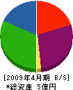 須賀ログビルダー 貸借対照表 2009年4月期