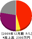 田渕園芸 損益計算書 2009年12月期