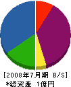 滝田重機建設 貸借対照表 2008年7月期
