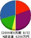 岡村工務店 貸借対照表 2009年9月期