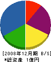 中野土建 貸借対照表 2008年12月期